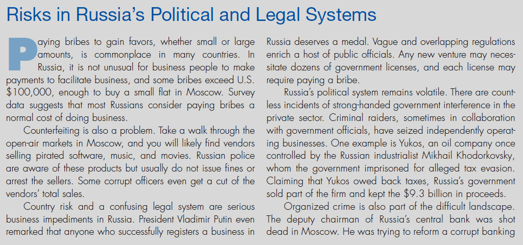 Russia's Legal System